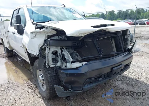 2020 Chevrolet Silverado 2500Hd 4Wd Double Cab Long Bed Wt из США, поврежденный, VIN 1GB2YLE71LF235330